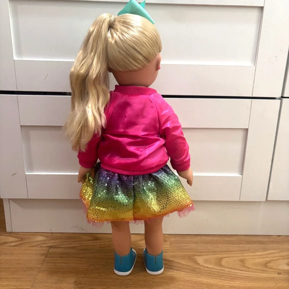 My Life As‎ Jojo Siwa 18 Inch Doll + Bow Complete Outfit 2017 Blue Eyes Blonde